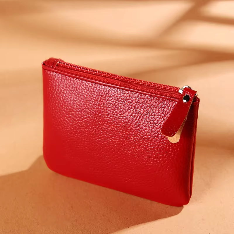 New Mini Wallet Luxury Brand Designer Women Coin Purse Red Black Female PU Leather Small Hand Bag Cash Pouch Card Holder