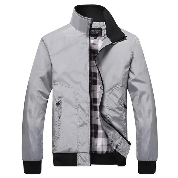 Spring Autumn Men Pure Color Casual Baseball Jackets Men's Jackets