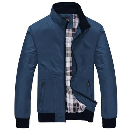 Spring Autumn Men Pure Color Casual Baseball Jackets Men's Jackets