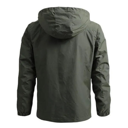 New Jackets Windbreaker Hiking Jackets Mens Waterproof Windproof Solid Hoodie Coats Breathable Comfortable Army Clothing Male