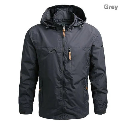 New Jackets Windbreaker Hiking Jackets Mens Waterproof Windproof Solid Hoodie Coats Breathable Comfortable Army Clothing Male