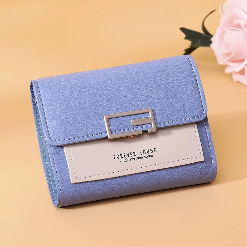 Fashion Women Small Wallet Girls Multifunction Card Holder Coin Purses Ladies Slim Wallet High Quality Female Short Purses