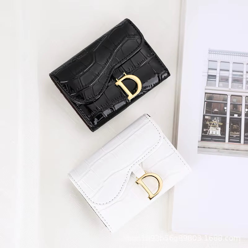 Women Short Wallet Small Fashion Luxury Brand Leather Purse Ladies Card Bag for Women Clutch Female Purse Money Clip Wallet 2023