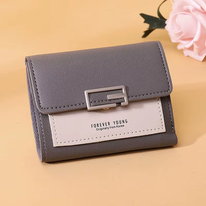 Fashion Women Small Wallet Girls Multifunction Card Holder Coin Purses Ladies Slim Wallet High Quality Female Short Purses