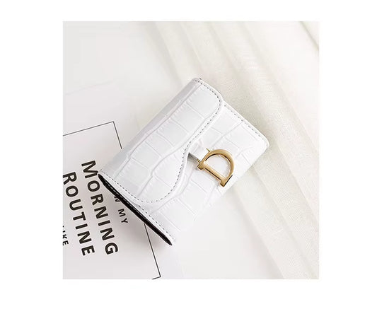 Women Short Wallet Small Fashion Luxury Brand Leather Purse Ladies Card Bag for Women Clutch Female Purse Money Clip Wallet 2023