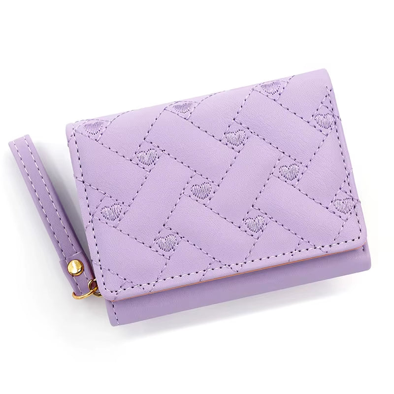 Women'S Wallet Short Women Coin Purse Fashion Wallets for Woman Card Holder Small Ladies Wallet Female Zipper Tassel Mini Clutch