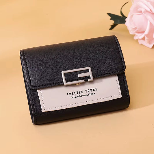 Fashion Women Small Wallet Girls Multifunction Card Holder Coin Purses Ladies Slim Wallet High Quality Female Short Purses